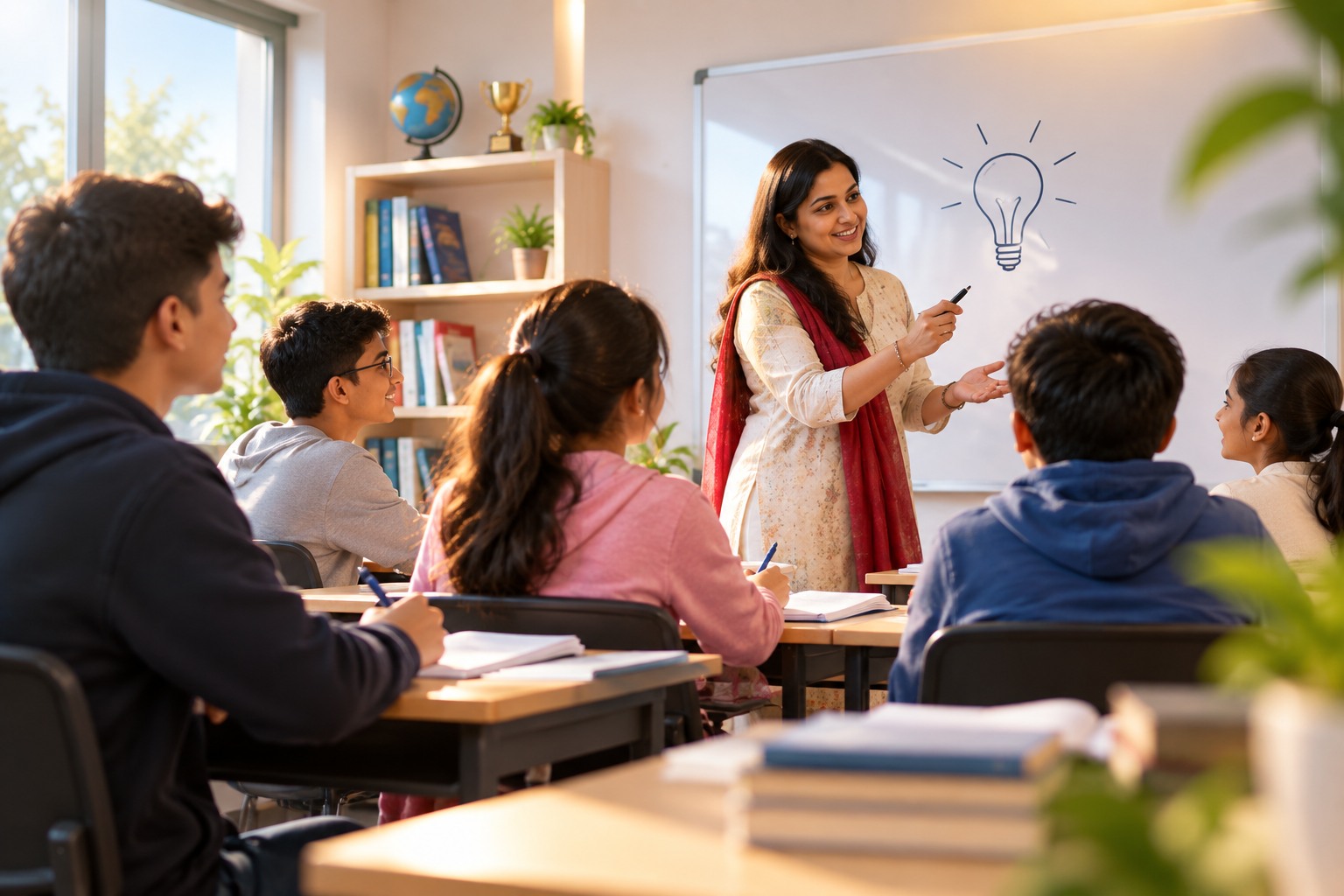 Radhika Classes academic learning environment