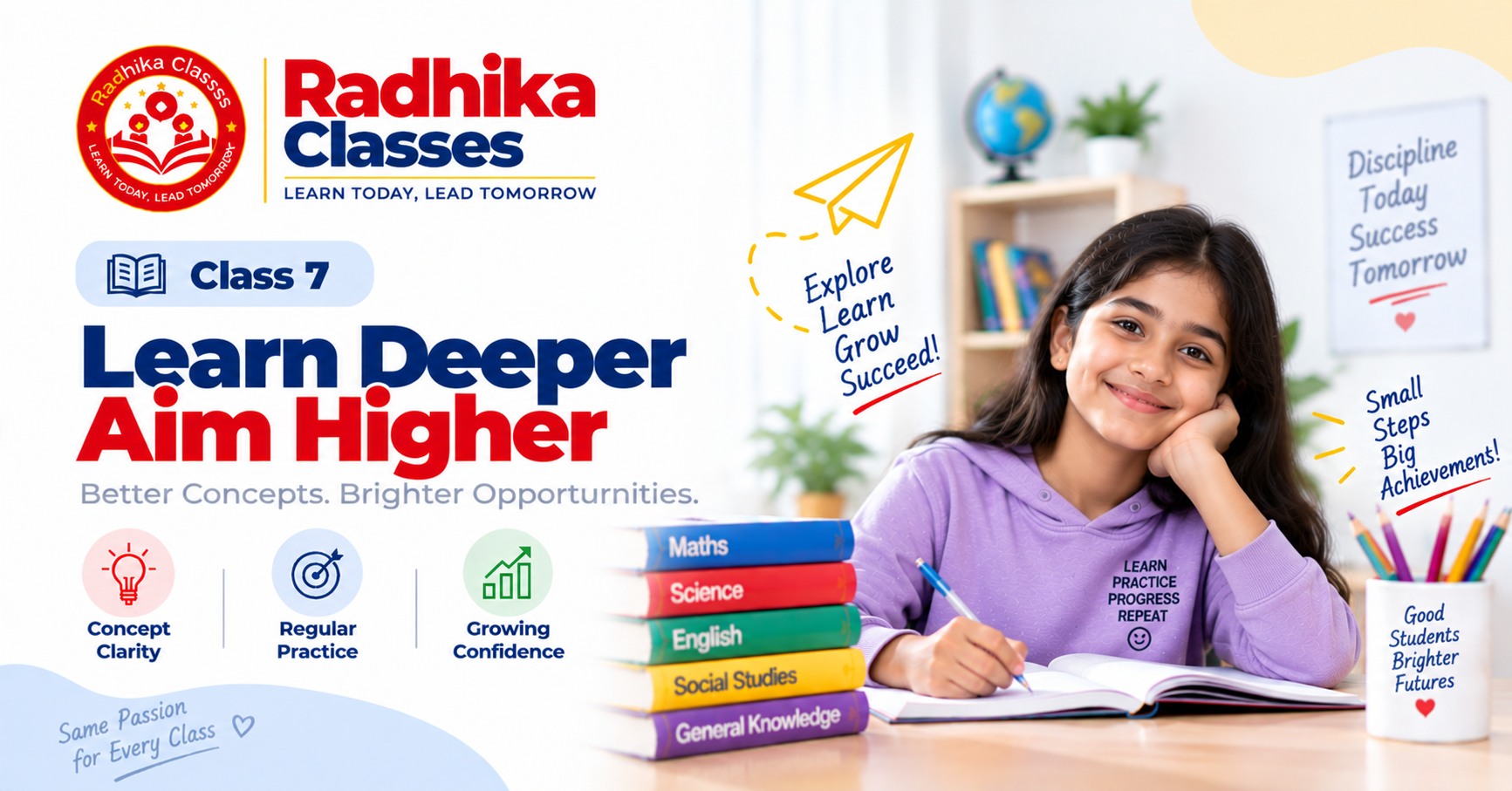 Class 7 Classes at Radhika Classes